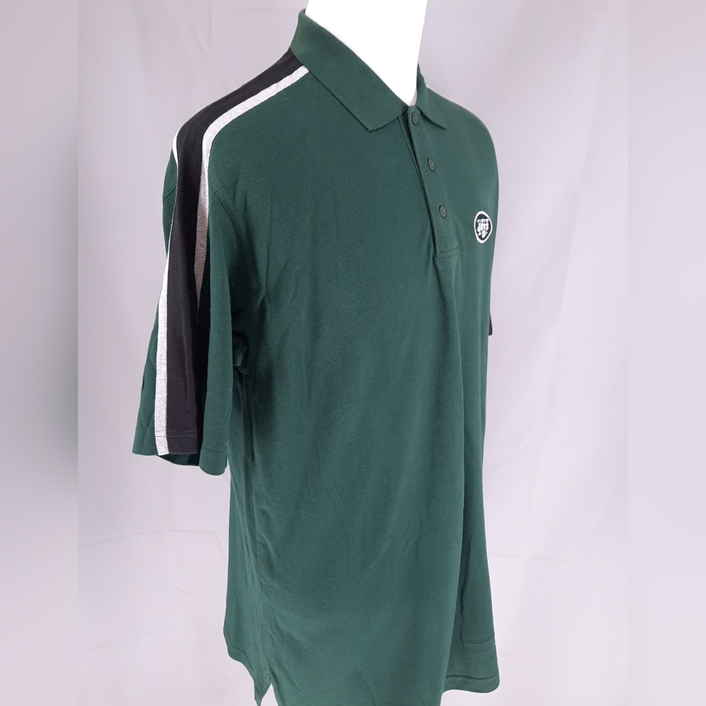 NFL New York Jets Green Golf Polo Shirt Men's Size L Short Sleeve Embroidered - Picture 7 of 8